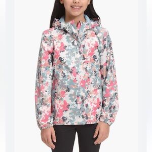The North Face Resolve Reflective Kids Rain Jacket - Tourmaline Floral Cam